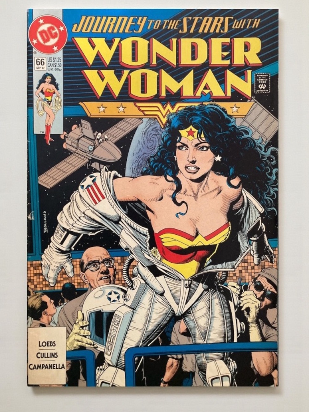 Wonder Woman #66 DC Comic 1992 Journey to the Stars Vintage VF